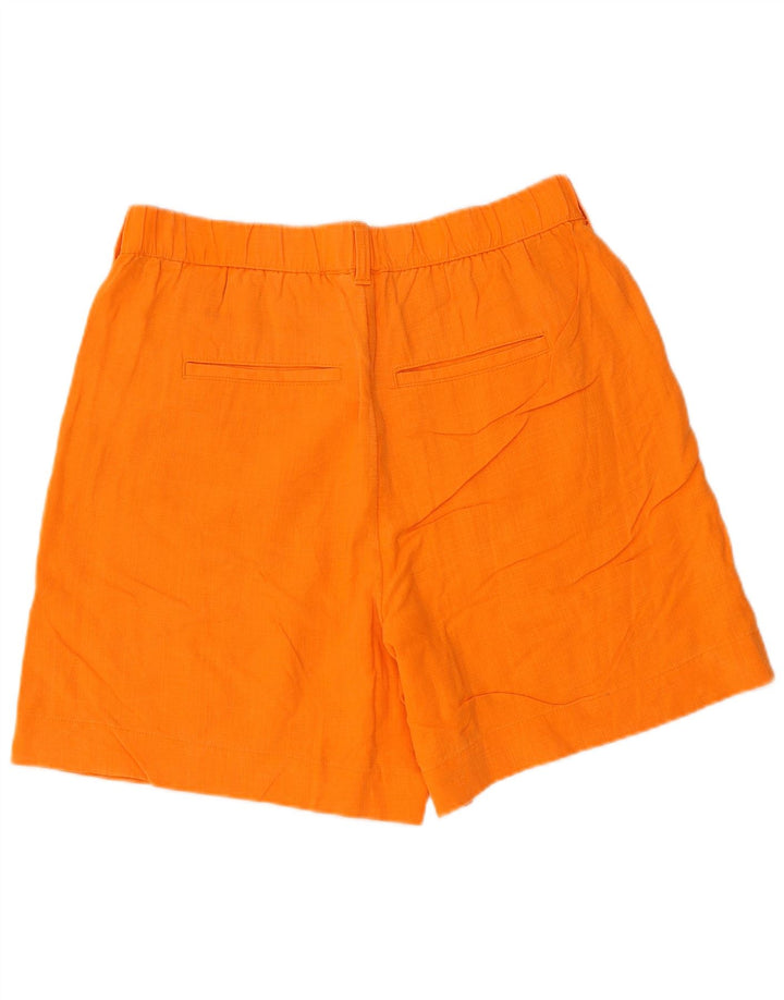 MARKS & SPENCER Γυναικείο σορτς chino UK 12 μεσαία W32 πορτοκαλί