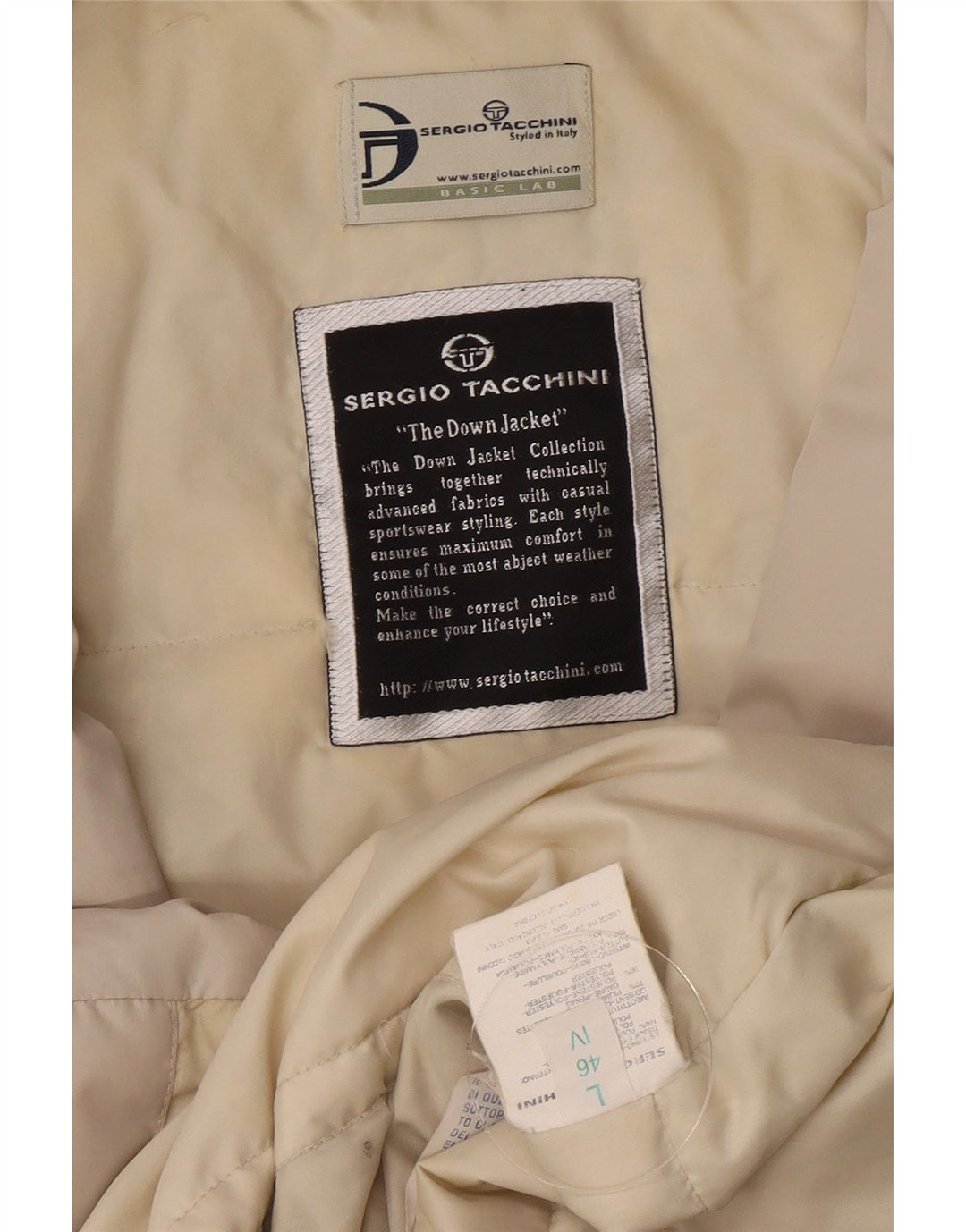 Sergio Tacchini Γυναικείο παλτό IT 46 Large Beige Polyester