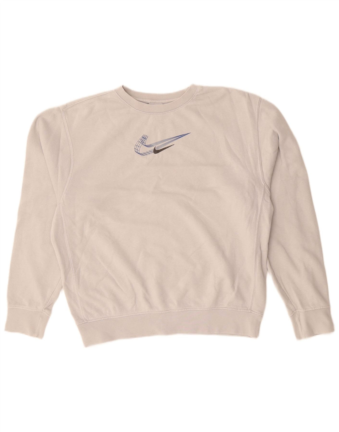 Γυναικεία φούτερ NIKE Jumper UK 8 Small Grey Cotton