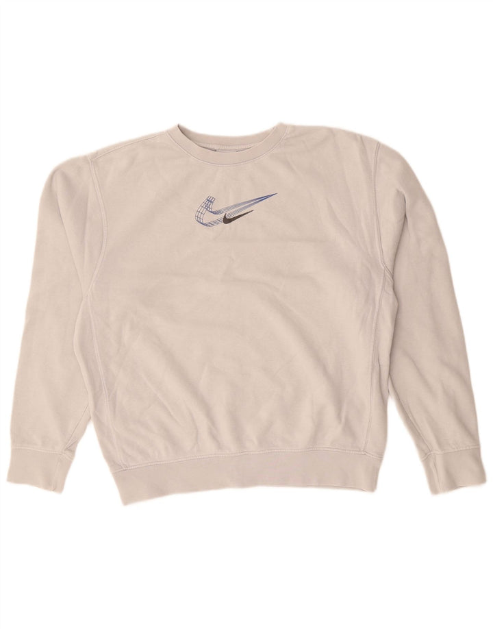 Γυναικεία φούτερ NIKE Jumper UK 8 Small Grey Cotton