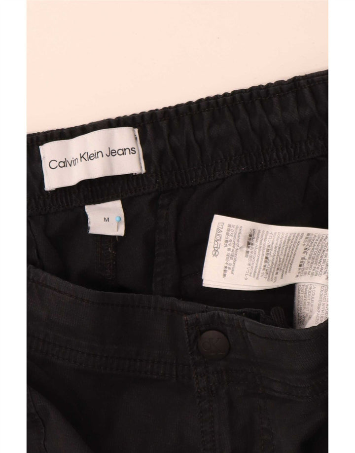 Calvin Klein Ανδρικό Παντελόνι Joggers Cargo Medium W32 L30 Μαύρο βαμβακερό