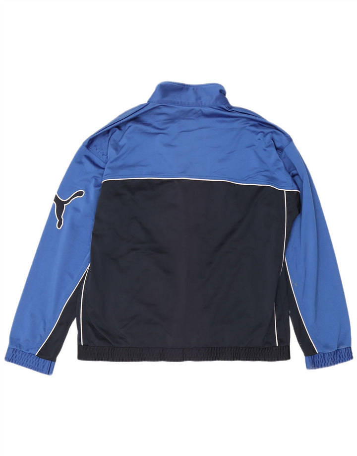 Ανδρική αθλητική φόρμα γραφικών Puma Top Jacket Μεγάλο μπλε μπλε χρώματος