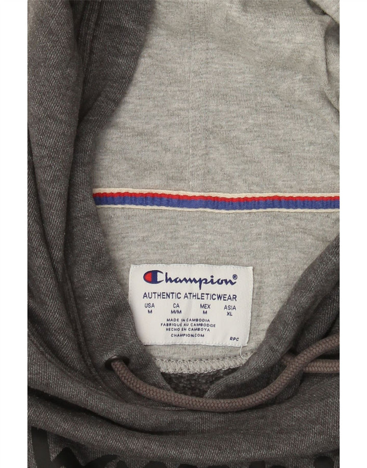 Ανδρικά γραφικά κουκούλα Champion Medium Grey Flecked