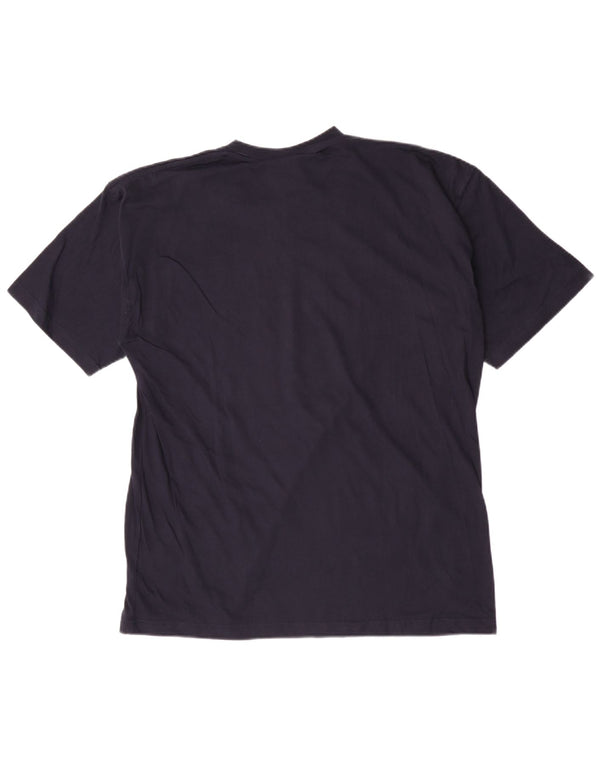 Ανδρικό T-Shirt Umbro Top Large Navy Blue από βαμβάκι