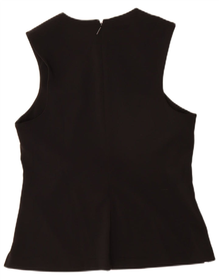 Calvin Klein Γυναικεία Αμάνικη Μπλούζα Top IT 40 Small Black Polyester