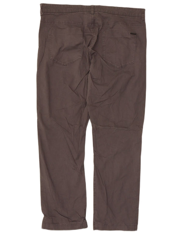 Ανδρικό ίσιο casual παντελόνι CALVIN KLEIN W36 L30 Γκρι βαμβακερό