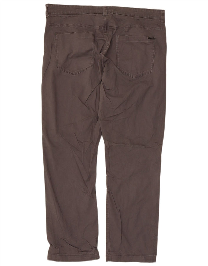 Ανδρικό ίσιο casual παντελόνι CALVIN KLEIN W36 L30 Γκρι βαμβακερό