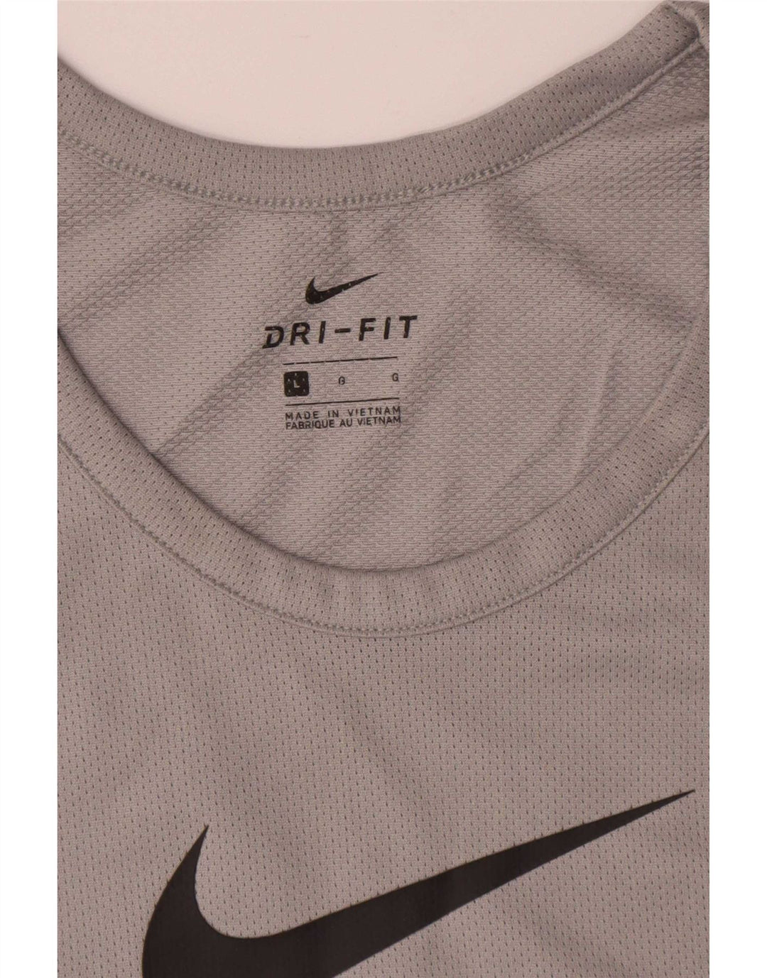 Γραφικό γιλέκο Nike Mens Dri Fit, μεγάλο γκρι πολυεστέρας