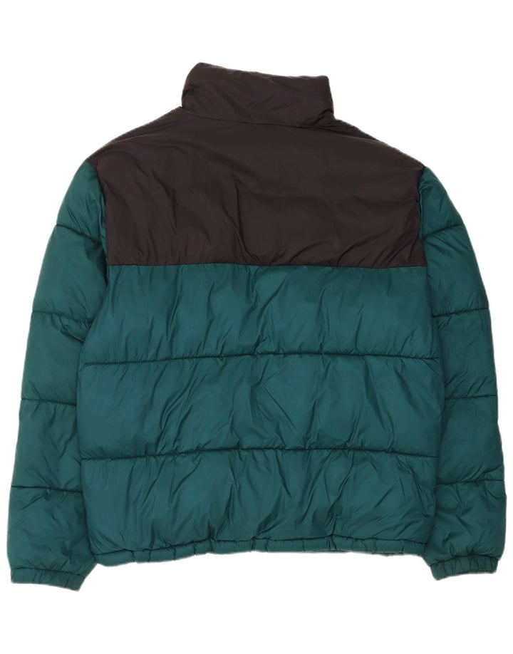 Ανδρικό μπουφάν Ellesse με επένδυση UK 38 Medium Blue Colorblock Nylon