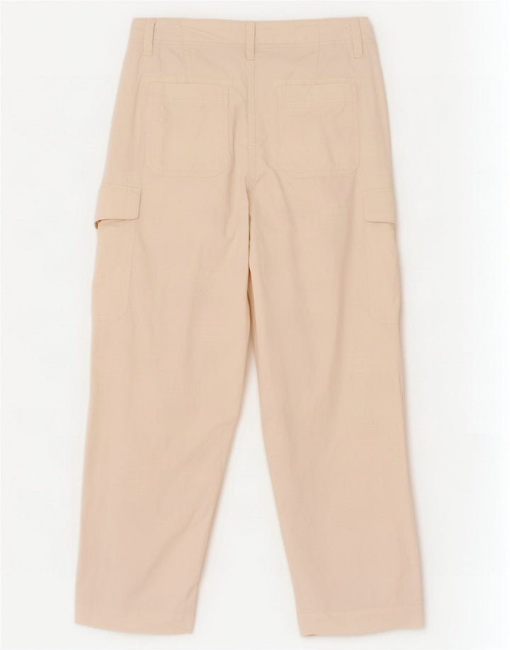 Marks & Spencer Γυναικείο Παντελόνι Cargo UK 14 Large W34 L29 Off White
