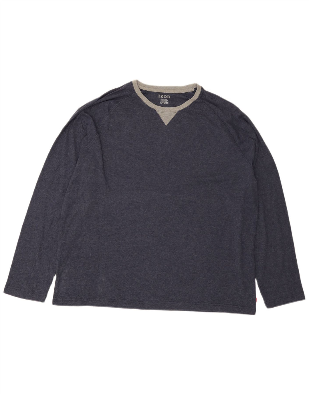 Ανδρικό τοπ IZOD μακρυμάνικο XL Navy Blue Cotton