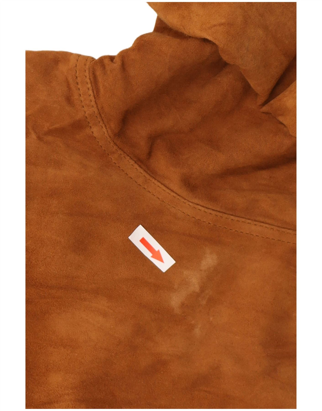 Vintage Ανδρικό Suede Bomber Jacket IT 56 3XL Brown Suede