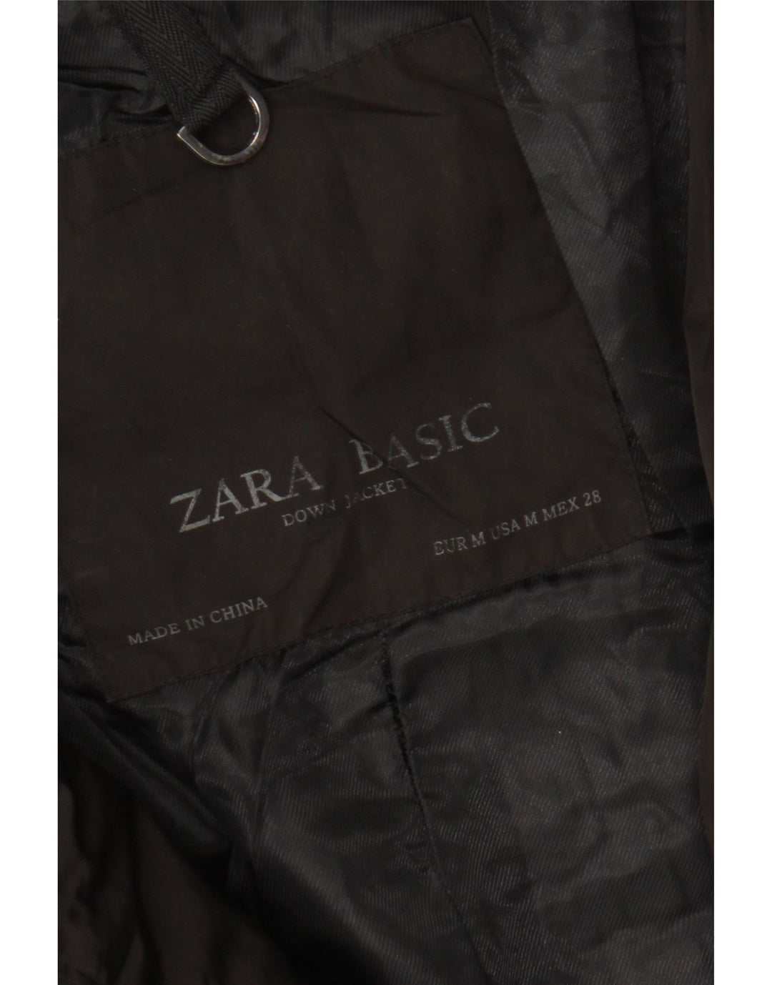 Zara Γυναικείο παλτό UK 12 Medium Black Polyester