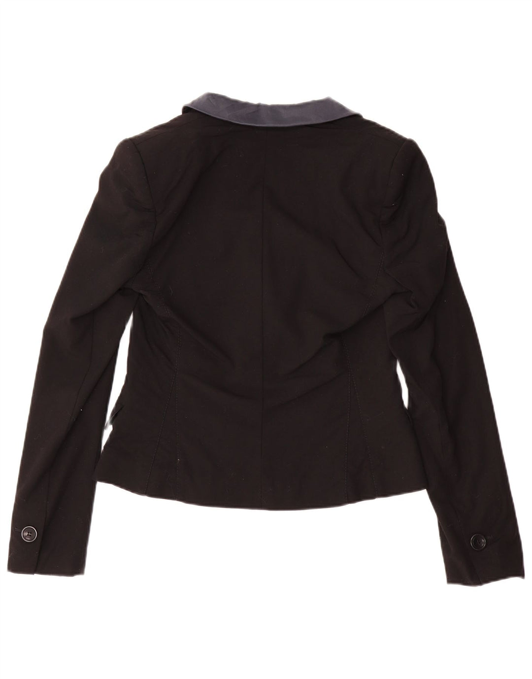 Karen Millen Γυναικείο Μπουφάν 1 Κουμπί Blazer UK 10 Small Black Wool