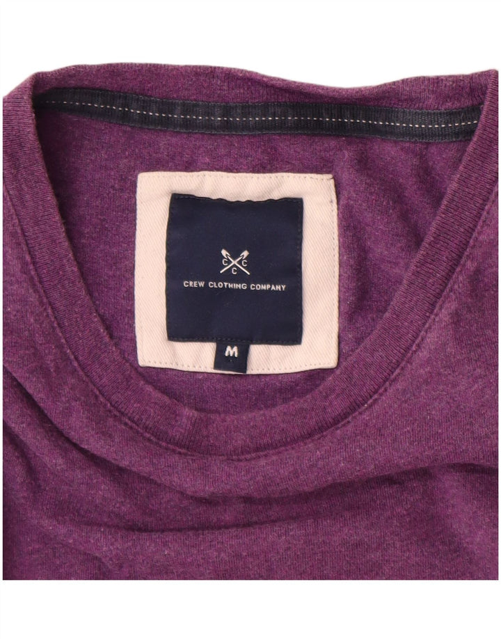 Ανδρικό T-Shirt Crew Clothing Top Medium Purple Βαμβακερό