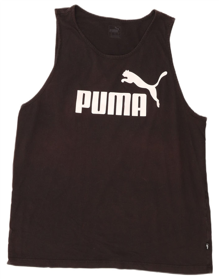 Ανδρικό γραφικό γιλέκο Puma 2XL Μαύρο