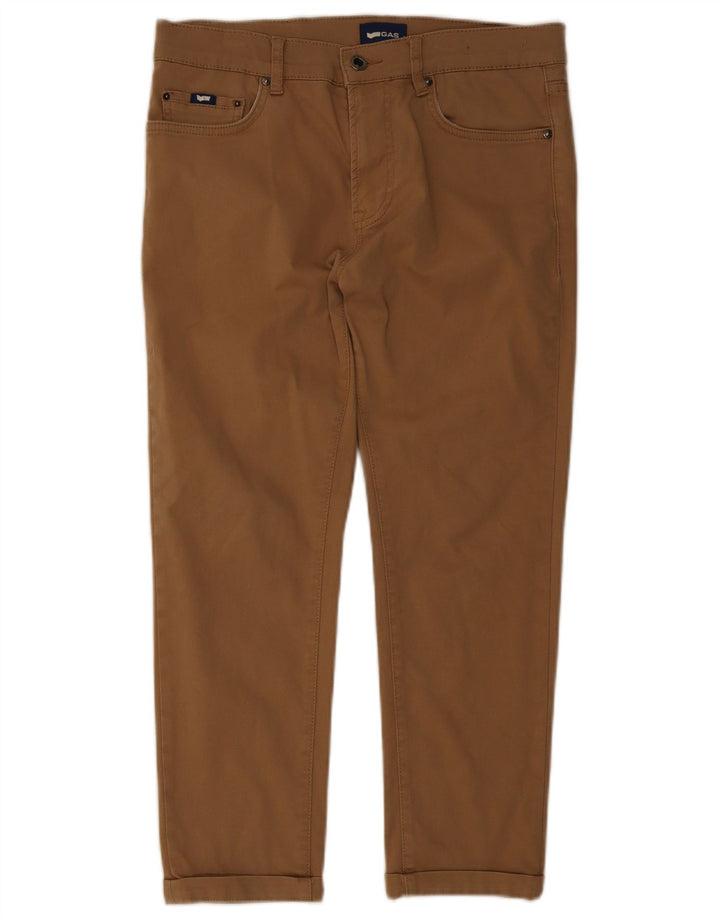 Ανδρικό παντελόνι Gas Cropped W32 L24 Beige