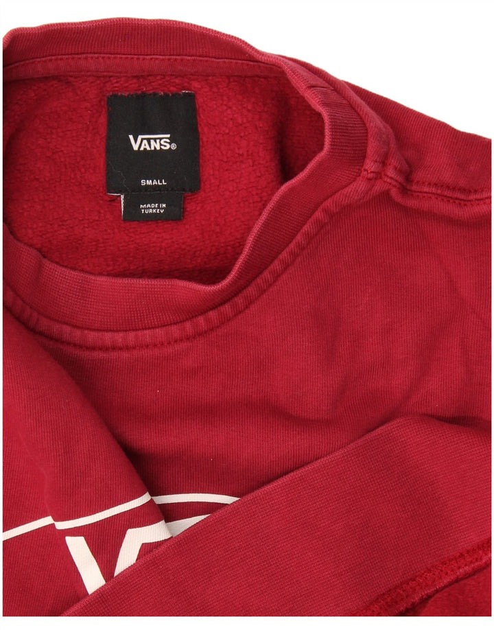 Ανδρικό γραφικό φούτερ Vans Jumper Small Burgundy