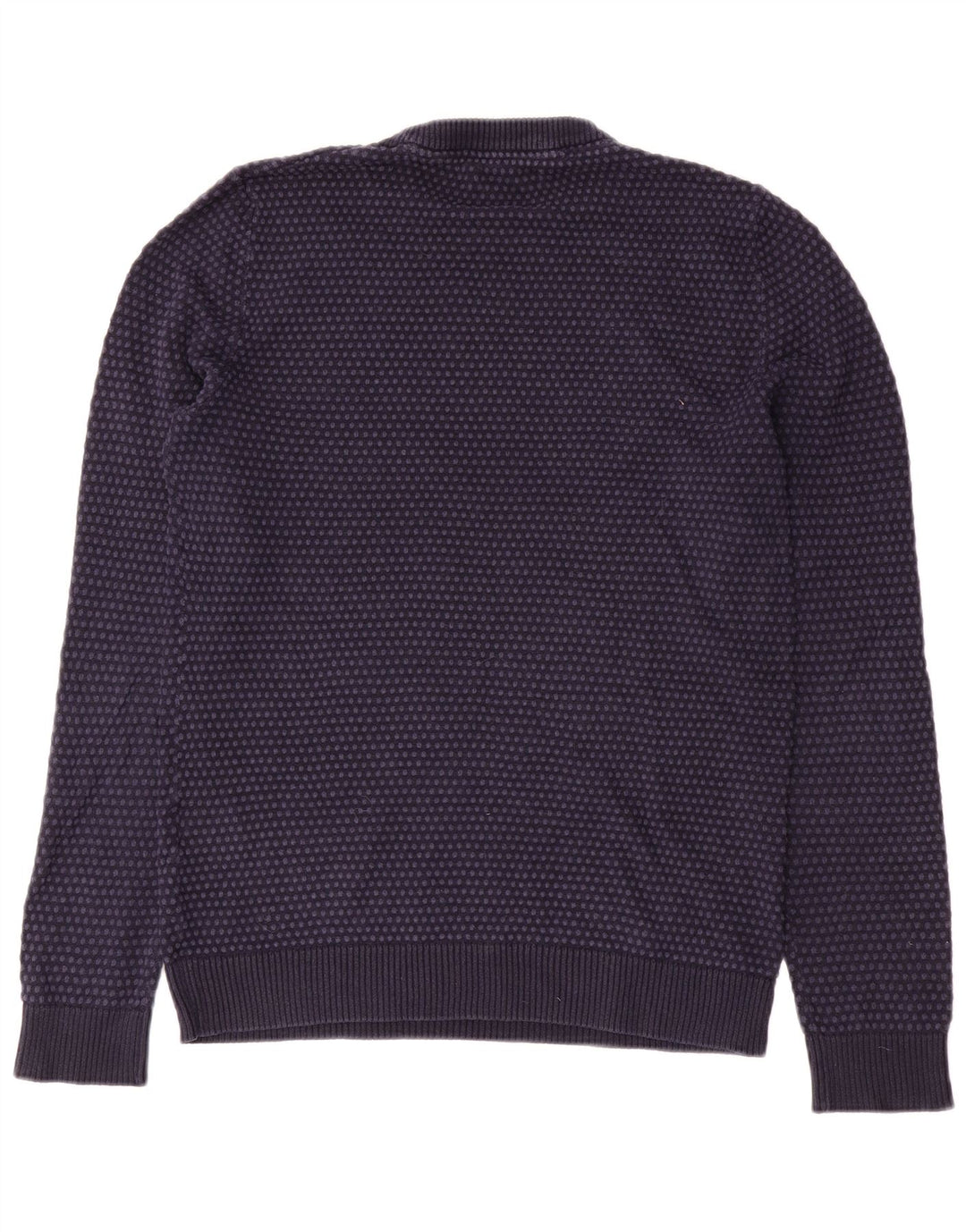 Jack & Jones Ανδρικό πουλόβερ με λαιμόκοψη μεσαίου μπλε βαμβακερό