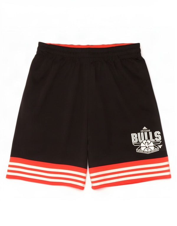 Γραφικό αθλητικό σορτς Adidas Mens Chicago Bulls, μεγάλο μαύρο χρώμα
