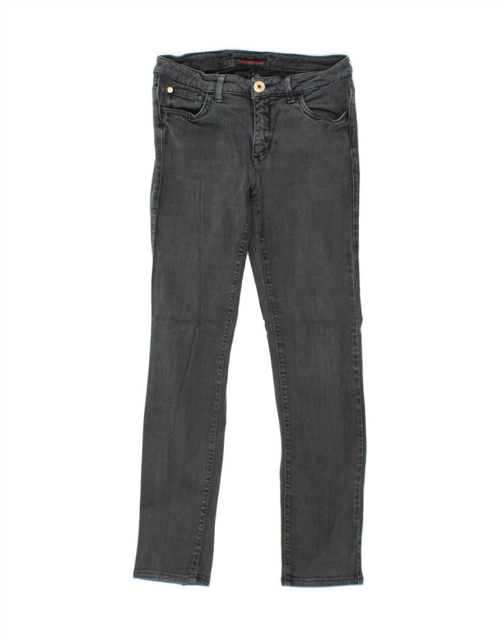TRUSSARDI Womens Slim Jeans W28 L27  Grey Vintage Trussardi and Second-Hand Trussardi from Messina Hembry 