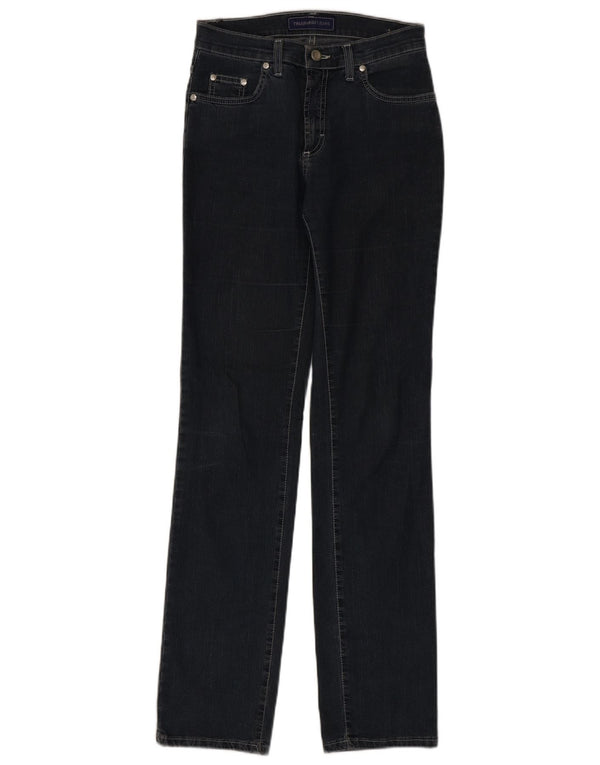 Γυναικείο τζιν Trussardi ίσιο W26 L33 Navy Blue Cotton