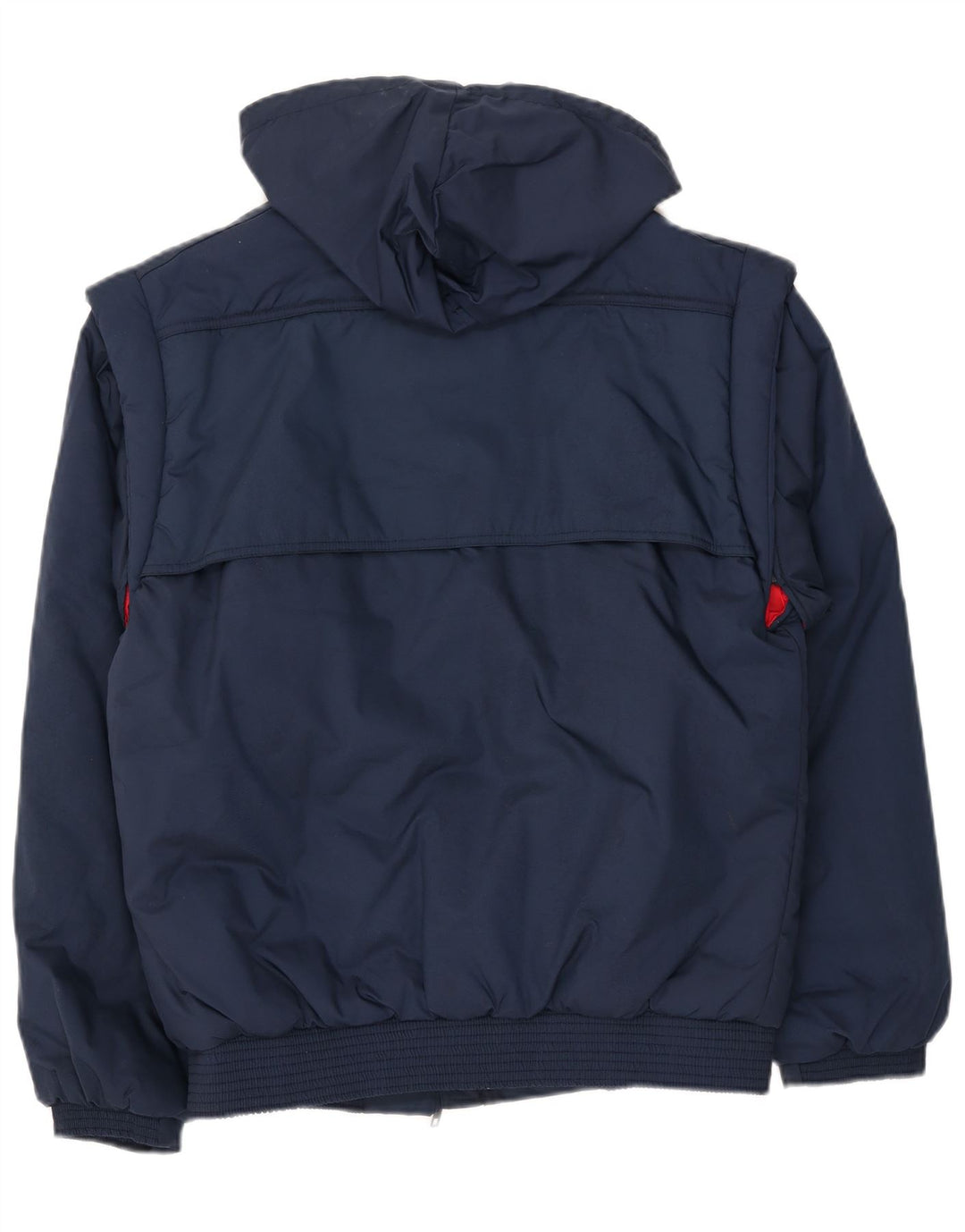 FILA Mens Hooded Padded Jacket UK 34 XS Navy Blue Polyamide