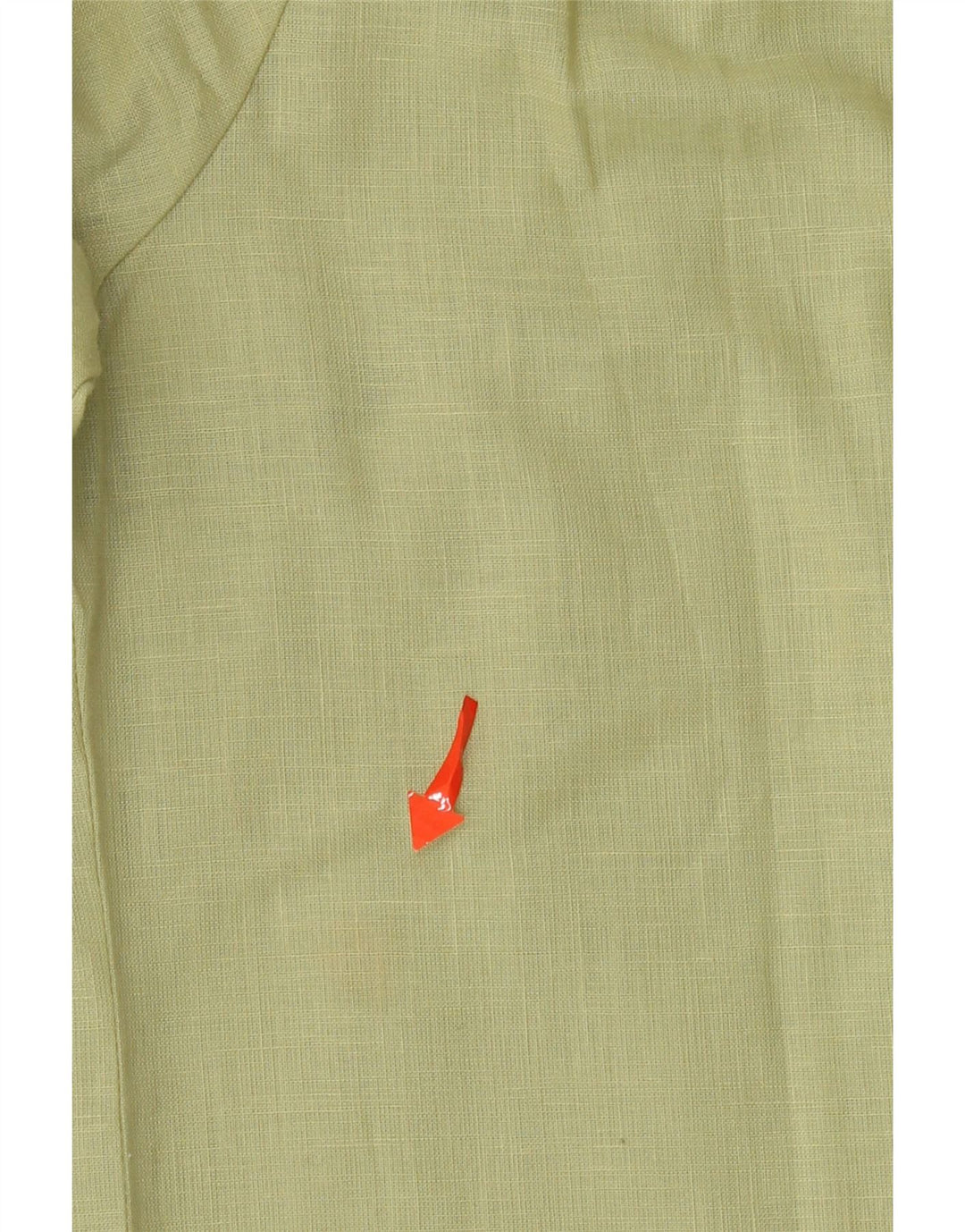 Vintage γυναικεία μανίκια 3/4 μπλούζα μπροστινή μπλούζα Top EU 40 Medium Khaki Heart