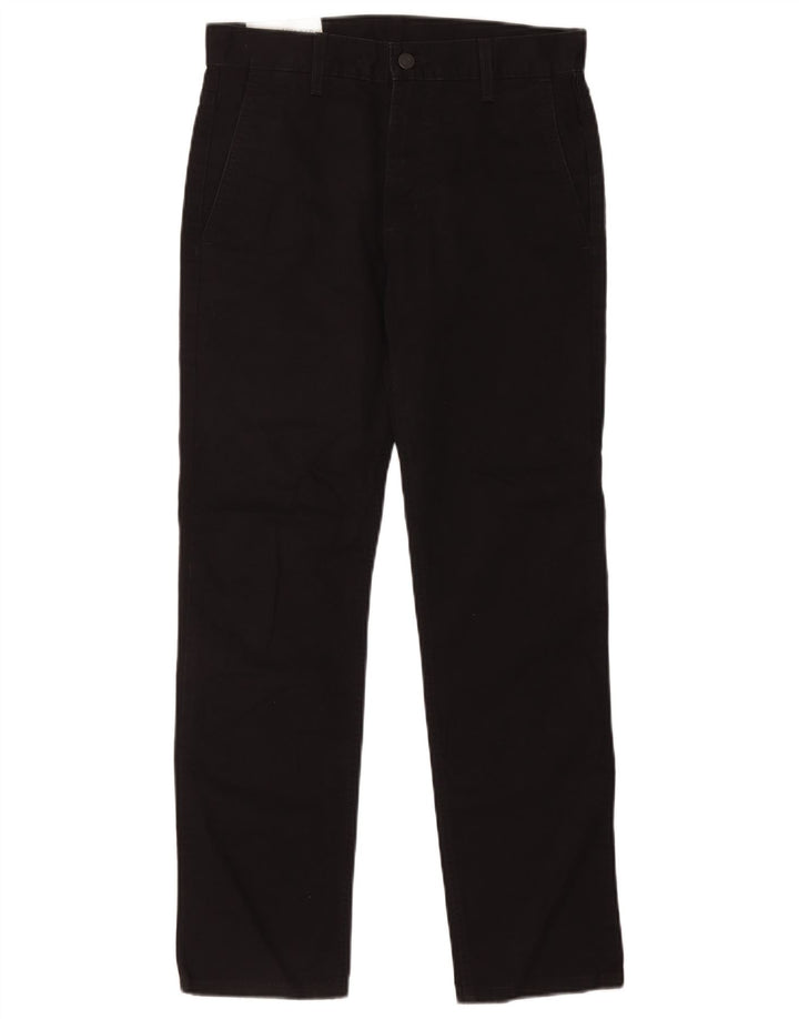 Ανδρικό παντελόνι Chino Levi's Slim W29 L30 μαύρο βαμβακερό