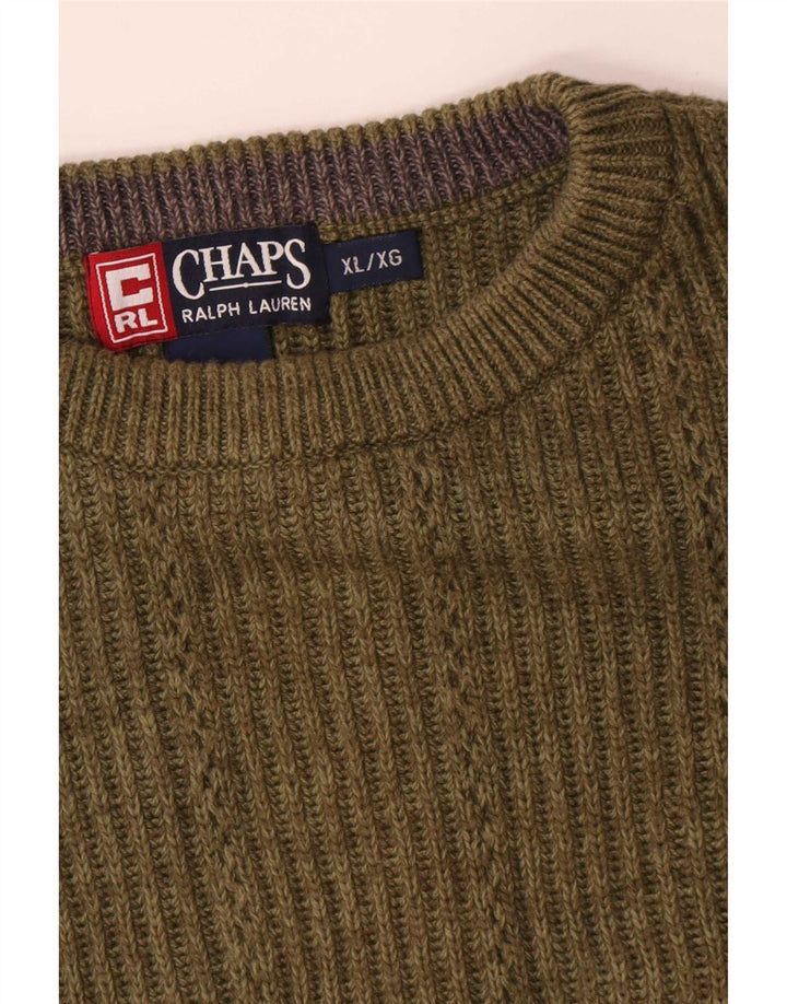 Ανδρικό πουλόβερ Chaps Crew Neck Jumper XL Khaki