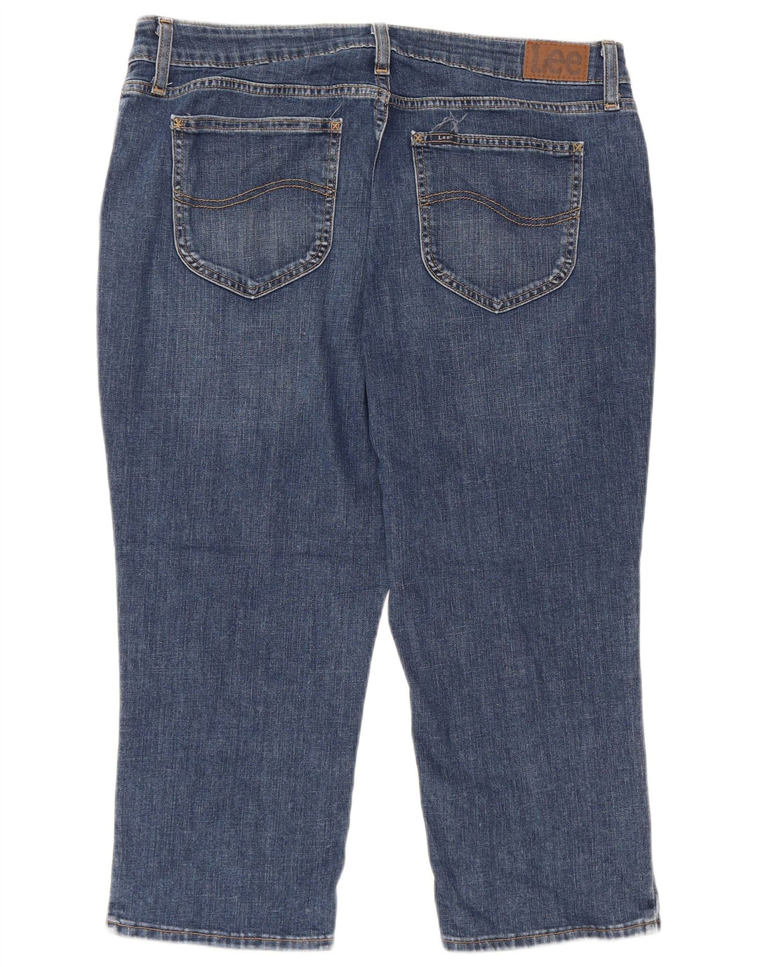 LEE Γυναικείο Τζιν Capri US 16 2XL W36 L22 Μπλε βαμβακερό
