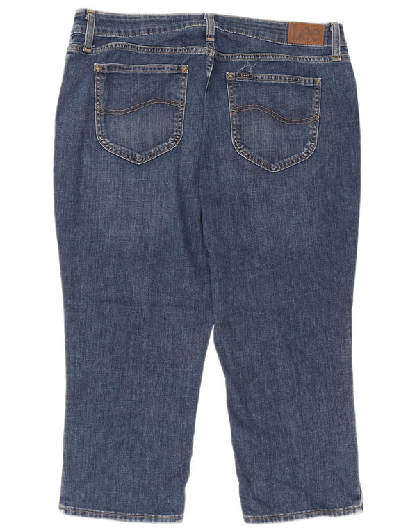 LEE Γυναικείο Τζιν Capri US 16 2XL W36 L22 Μπλε βαμβακερό