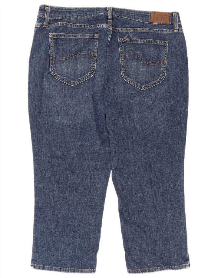LEE Γυναικείο Τζιν Capri US 16 2XL W36 L22 Μπλε βαμβακερό