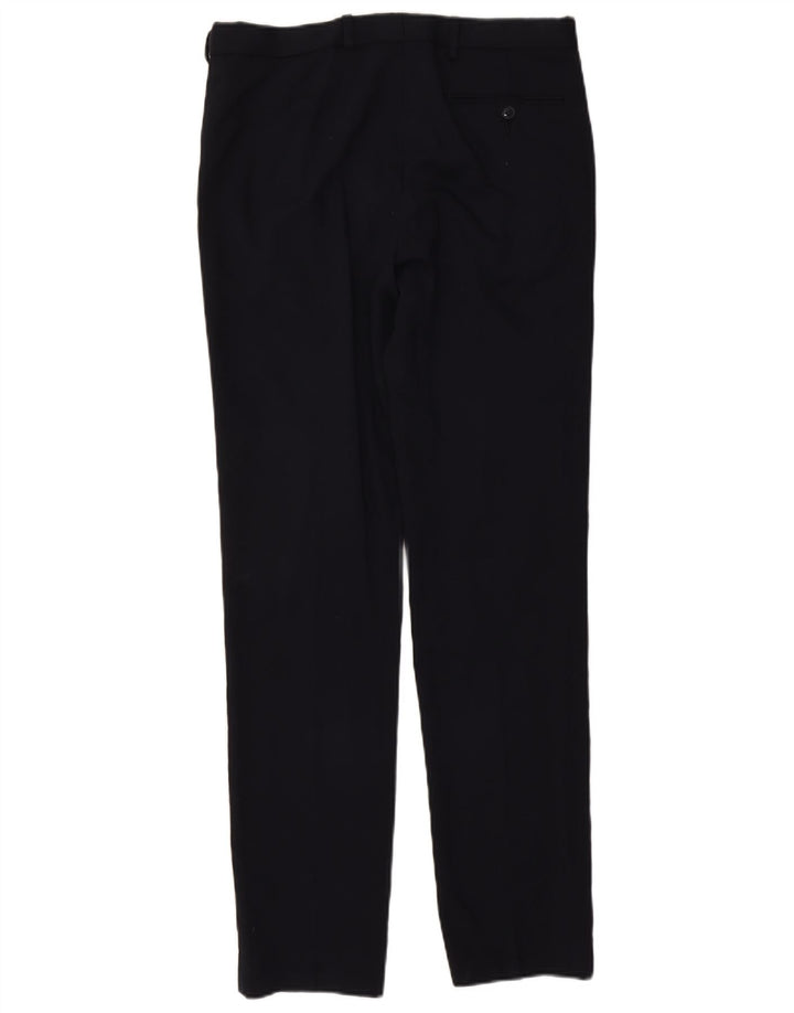 Marks & Spencer Ανδρικό Slim Suit Παντελόνι W32 L33 Navy Blue Wool