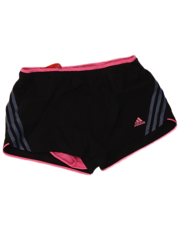 Adidas Γυναικείο Climacool αθλητικό σορτς UK 12 μεσαίο μαύρο πολυεστέρα