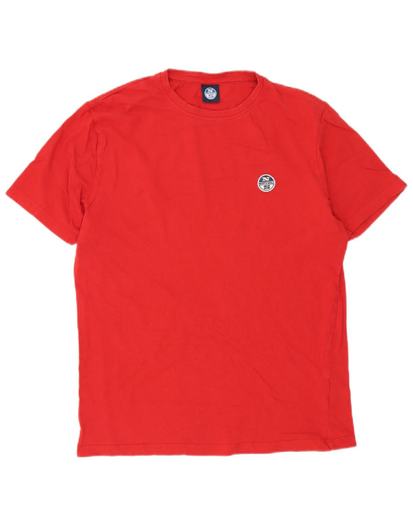 Ανδρικό T-Shirt North Sails Top Μεσαίο κόκκινο βαμβακερό