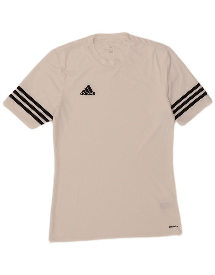 Adidas Ανδρικό T-Shirt Climalite Top Small White Polyester