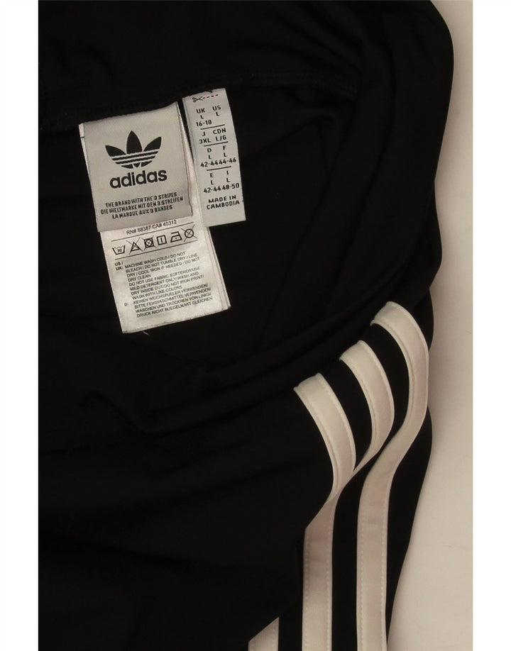 Adidas Γυναικείο Κολάν UK 16/18 Μεγάλο Μαύρο Πολυεστέρα