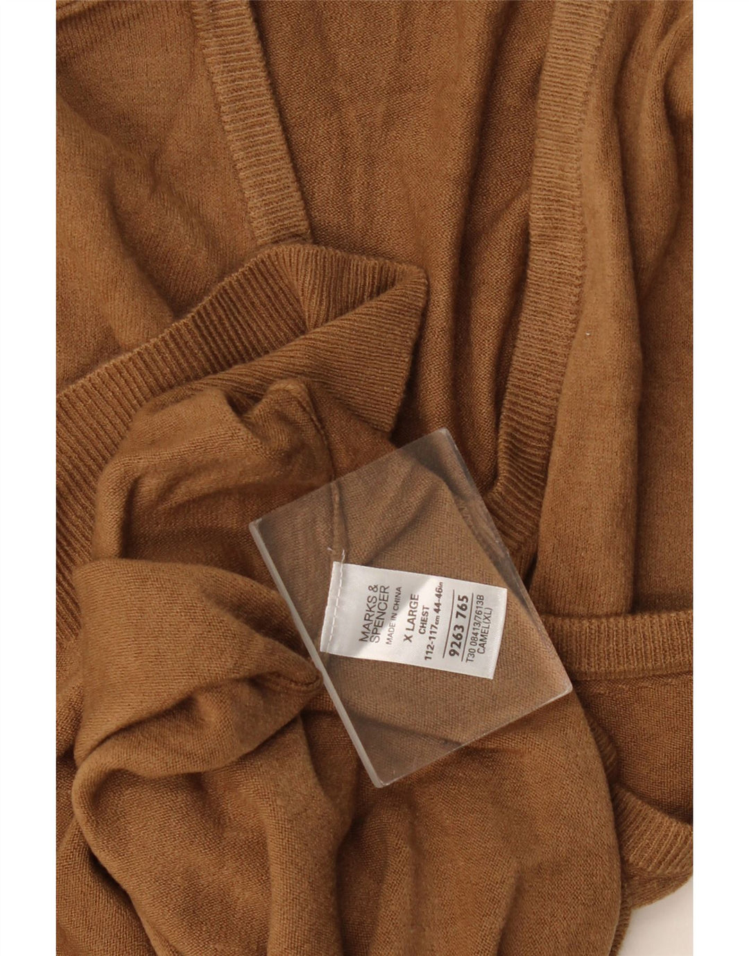 Marks & Spencer Ανδρικό γιλέκο Tank Top XL Beige Acrylic