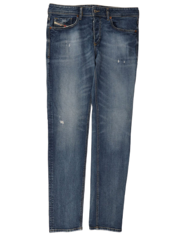 Ανδρικά Diesel Sleenker-x Slim Skinny Jeans W32 L32 Μπλε βαμβακερό