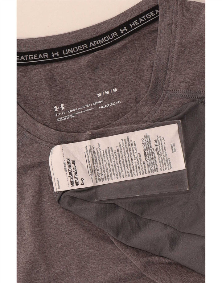 Ανδρικό μπλουζάκι Under Armour Heat Gear Top Medium Grey Flecked Polyester