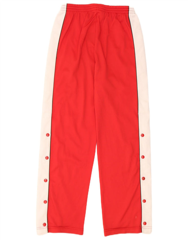 Vintage γυναικεία αθλητική φόρμα παντελόνι IT 40 Small Red Colourblock Πολυεστέρας