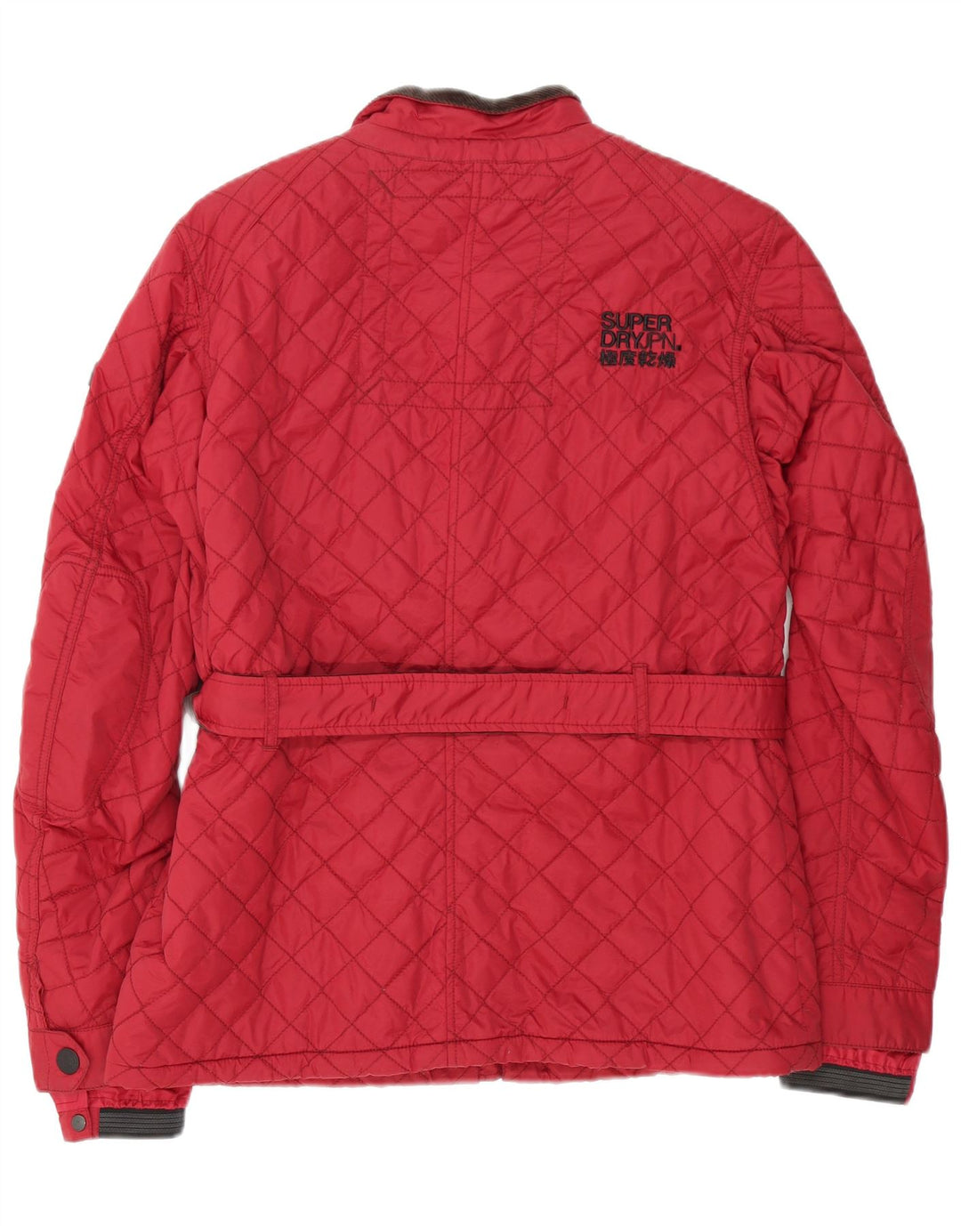 Superdry γυναικείο καπιτονέ μπουφάν UK 18 XL Red Nylon