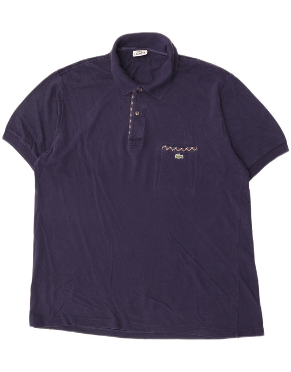 Ανδρικό πουκάμισο πόλο Lacoste, νούμερο 6 XL, Navy Blue, βαμβακερό