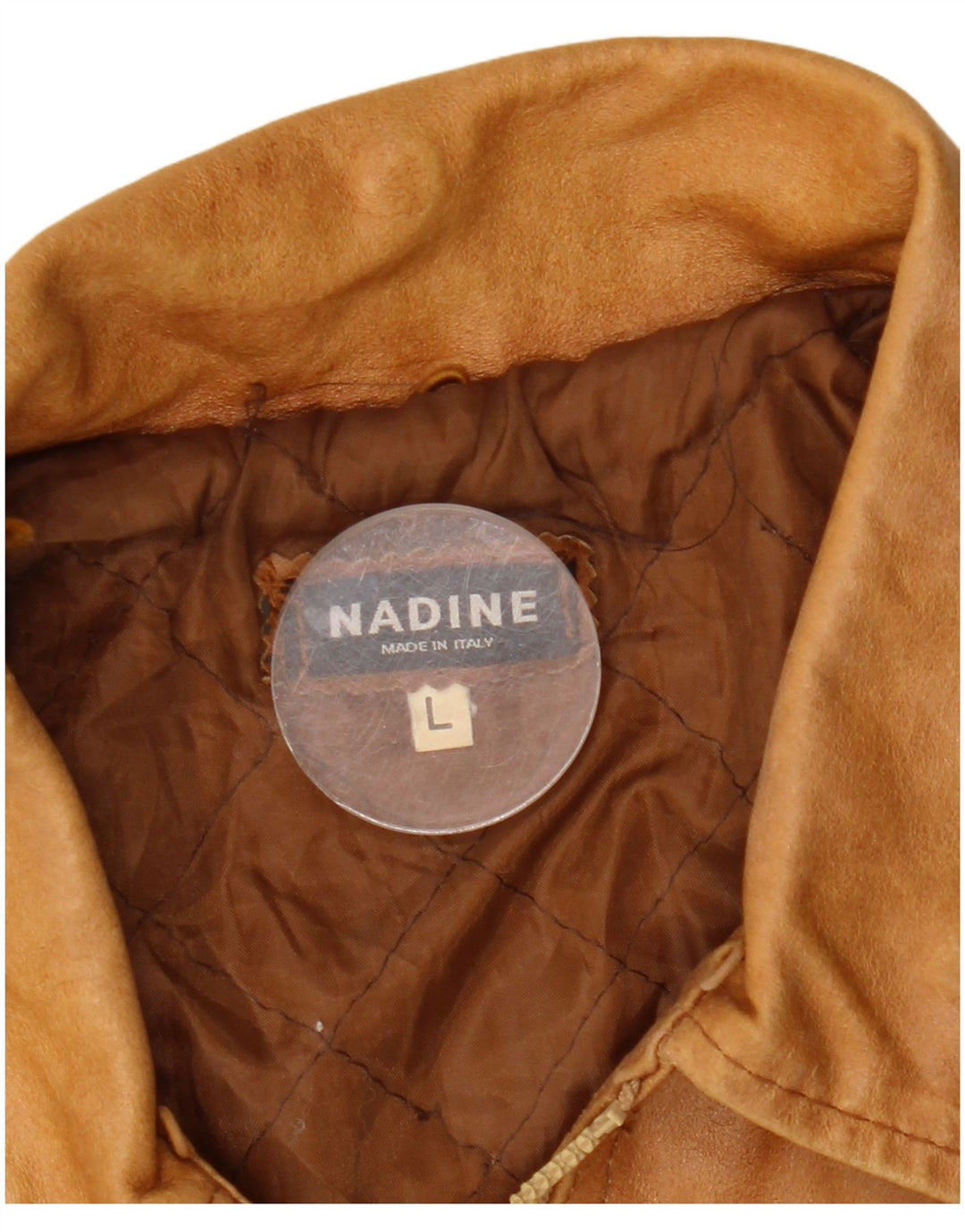 Nadine Ανδρικό Δερμάτινο Μπουφάν UK 40 Large Brown Δερμάτινο