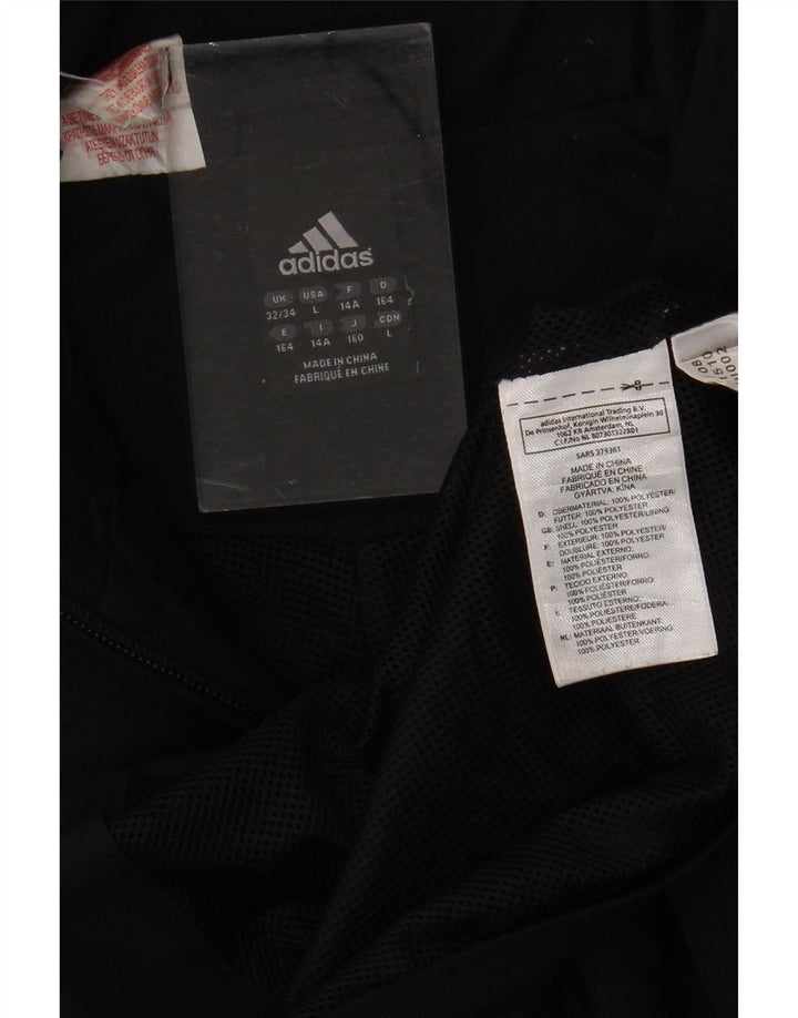 Μπουφάν φόρμας Adidas Boys Predator 13-14 ετών Μαύρο Πολυεστέρα