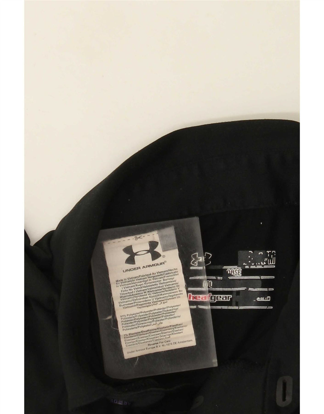 Under Armour Ανδρικό Heat Gear Polo Μπλουζάκι Μεσαίο Μαύρο Πολυεστέρα
