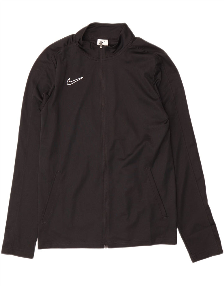 Μπουφάν Nike Boys Dri Fit αθλητική φόρμα 13-14 ετών XL μαύρο πολυεστέρα