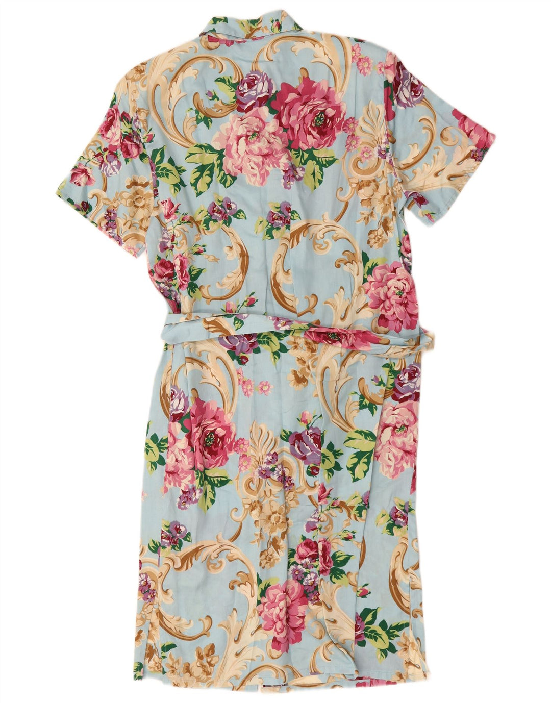 Elle Γυναικείο Πουκάμισο Φόρεμα IT 44 Medium Blue Floral
