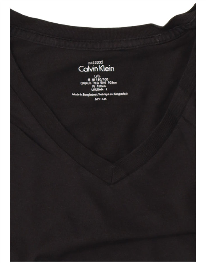 Ανδρικό T-Shirt CALVIN KLEIN Top Large Μαύρο